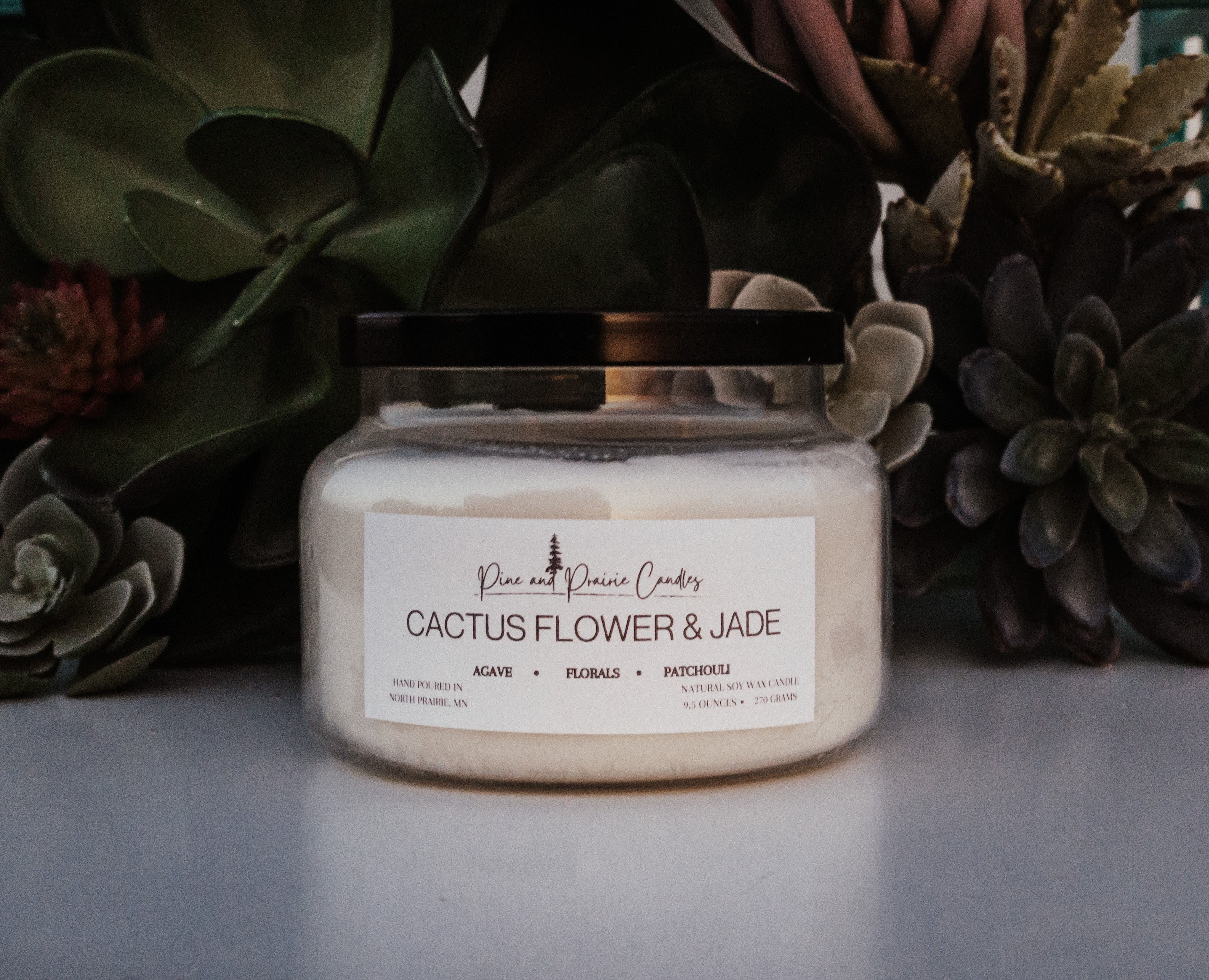 Cactus Flower 16oz. Soy Wax Candle