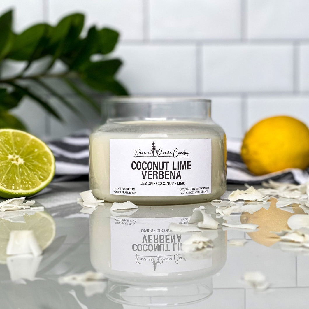 Coconut, Lime & Verbena Soy Candle